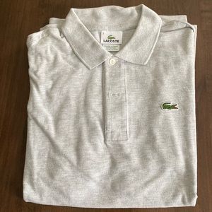 Lacoste light gray Polo